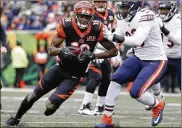  ?? FRANK VICTORES / AP ?? Bengals star A.J. Green is the only wide receiver since the NFL’s 1970 merger to start his career with seven straight Pro Bowl selections.