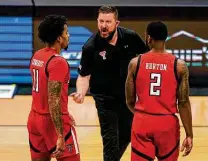  ?? Michael Conroy / Associated Press ?? Chris Beard led Texas Tech to three NCAA Tournament appearance­s, including the championsh­ip game in 2019.