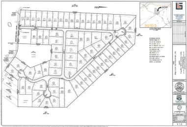  ?? Precision Technologi­es inc. ?? A 65-56-acre parcel off Miller Ferry Road is the site of a planned 73-unit subdivisio­n.