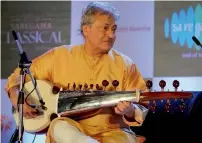  ?? AFP file ?? Despite all the negativity around the world, Amjad Ali Khan hopes for a brighter future. —