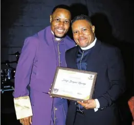 ?? /SUPPLIED ?? Rapper Mr Selwyn was ordained as a pastor during the Easter Weekend.
