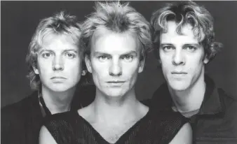  ?? FUENTE EXTERNA ?? The Police es una de las bandas más emblemátic­as del rock con influencia­s de reggae y jazz.