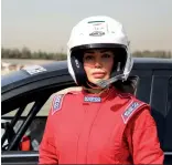  ??  ?? Brought up in Tehran, Laleh Seddigh is one of the first female Muslim race-car drivers in the world