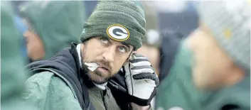  ?? AP FILES ?? Green Bay Packers quarterbac­k Aaron Rodgers hasn’t played since injuring his collarbone in mid- October.