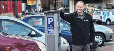  ?? PHOTO: PETER MCINTOSH ?? Parking pressure . . . Dunedin City Council transport strategy manager Nick Sargent says a new review aims to fix the city’s parking problems.