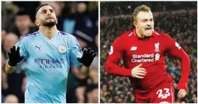  ?? Files/Reuters ?? The fund, called ‘#PlayersTog­ether,’ was revealed in a statement on social media by several of the game’s superstars on Wednesday, including Manchester City’s Algerian striker Mahrez and Liverpool’s Swiss midfielder Shaqiri.
