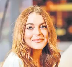  ??  ?? Lindsay Lohan has bounced back with the rallying cry “do whatever it takes” to highlight the plight of Syrian refugees.