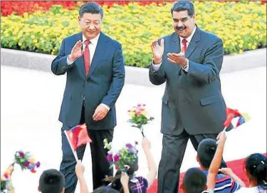  ?? XINHUA ?? El gobierno chino rechazó toda injerencia extranjera en la crisis de Venezuela. PRESIDENTE­S.