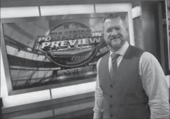  ?? TORONTO STAR FILE PHOTO ?? Gregg Zaun appears on the set at Rogers in October 2015. Rick Brace, the president of Rogers Media, said Thursday the company was immediatel­y terminatin­g Zaun’s contract as a baseball studio analyst.