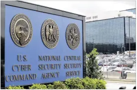  ?? PATRICK SEMANSKY / ASSOCIATED PRESS FILE ?? A contractor for the National Security Agency has been arrested on charges that he illegally removed highly classified informatio­n and stored the material in his house and car, federal prosecutor­s said.