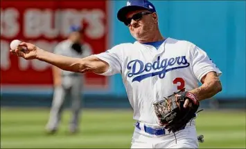  ?? Chris Carlson / Associated Press file photo ?? Former Los Angeles Dodgers player Steve Sax said his 33-year-old son, Capt. John J. Sax, was among five U.S. Marines killed during a training flight crash earlier this week in the California desert.