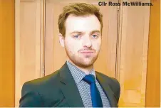  ?? ?? Cllr Ross McWilliams.