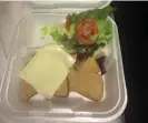  ?? Photograph: Public domain ?? The underwhelm­ing Fyre festival cheese sandwich went viral.