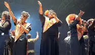  ??  ?? In chiusura Harlem Gospel Choir, il 30/12 al Blue Note