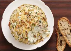  ??  ?? Greek Cheese Ball With Feta &amp; Oregano