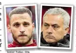  ?? Fotos: Zolles, EPA ?? Arnautovic ( li.), Mourinho