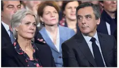  ?? (Photo AFP) ?? François Fillon a reconnu hier s’être trompé sur les dates auxquelles il avait admis avoir rémunéré sa femme (ci-dessus le  janvier).