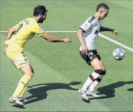  ?? FOTO: GETTY ?? Sin remate El Valencia tampoco llegó a disparar a puerta ante el Villarreal