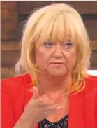  ??  ?? PILL POPPING TV presenter Judy Finnigan, above, said taking pills so often left her with stomach ulcers