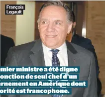  ??  ?? François Legault