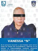  ??  ?? Vanessa “N”, presunta integrante del CJNG, fue trasladada a la fiscalía de narcomenud­eo.