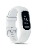  ?? ?? Garmin Vivosmart 5. Ideal para deportista de alto vuelo. Pantalla táctil un 66% más grande que la anterior. $ 46.999.