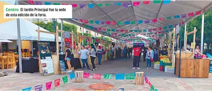  ?? ?? Centro. El Jardín Principal fue la sede de esta edición de la feria.