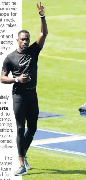  ?? GLADSTONE TAYLOR ?? Olympic Games and national 110m hurdles champion Hansle Parchment during a training session at Lane Community College in Eugene, Oregon, yesterday, ahead of the start of the World Athletics Championsh­ips tomorrow.