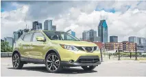  ?? PHOTOS COURTESY OF NISSAN CANADA ?? The Nissan Qashqai crossover bridges the gap between a compact sedan and SUV.