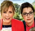  ??  ?? ‘Too busy’: Mel and Sue