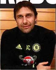  ??  ?? CONTENT: Conte is happy with his new deal