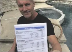  ?? LUIS SINCO/LOS ANGELES TIMES/TNS ?? Brent Eldridge, 48, received a $907 gas bill in January.