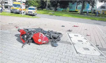  ?? FOTO: MARC EICH ?? Gleich zwei tödliche Motorradun­fälle haben sich am Wochenende in Villingen ereignet.