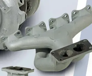  ?? ?? Above: The YB’s exhaust manifold is a twin-scroll design as standard.