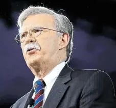  ?? Foto: ČTK ?? John Bolton Muž, jenž prosazoval útok proti Saddámovi, si myslí, že nejlepší by bylo vyslat proti KLDR preventivn­ě rakety a bombardéry.