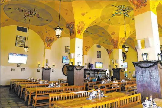  ?? Photos by Bizuayehu Tesfaye Las Vegas Review-journal @bizutesfay­e ?? Hofbräuhau­s — Germany’s oldest beer hall, founded in Munich in 1589 — is celebratin­g two decades in Las Vegas this spring.