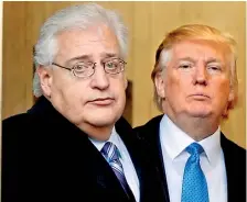  ??  ?? David Friedman with his then client Donald Trump at a US bankruptcy court in 2010. Photograph: Bloomberg via Getty Images