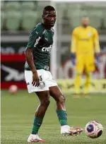  ?? Cesar Greco - 2.ago.20/Ag. Palmeiras ?? Patrick de Paula na vitória do Palmeiras sobre a Ponte