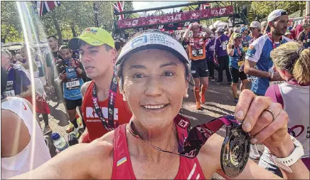  ?? PHOTO: SUPPLIED ?? Raisa Kolesnikov­a has conquered the pinnacle of long distance events – the Six Abbott Major Marathons.