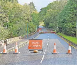  ?? ?? Shut The section of the A809 remains closed