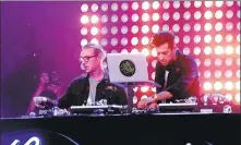  ?? AFP ?? Music artist Mark Ronson (left) and Diplo of Silk City perform at the BACARDI Bay on Randall’s Island during the Governors Ball Music Festival 2018 in New York on June 2.