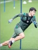  ?? FOTO: EFE ?? Aleñá ya se entrena con el Betis