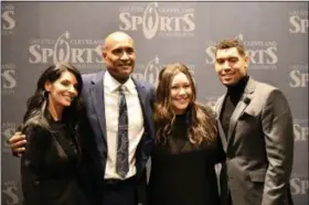  ?? PAUL DICICCO — FOR THE NEWS-HERALD ?? Sandy Alomar Jr., shown at the Greater Cleveland Sports Awards on Feb. 6, is confident in the Indians’ chances this year despite roster turnover.