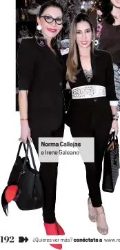  ??  ?? Norma Callejas e Irene Galeano
