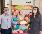  ??  ?? Elmo Insurance donates towards Hospice Malta’s St Michael Hospice project. Mr Andrew Zammit, CRO Hospice Malta and Ms Lara Bartoli, Marketing manager Elmo Insurance