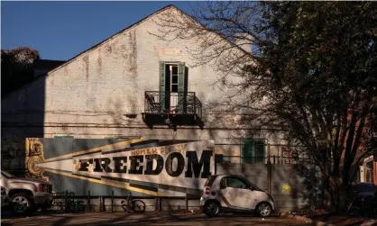  ?? Photograph: Barry Lewis/Getty Images ?? The Homer Plessy community school in New Orleans. Plessy bought a ticket for a whites-only train cabin and was arrested for violating Louisiana’s Separate Car Act.