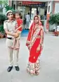  ?? PIC/MPOST ?? The rescued boy with his mother at Hauz Khas police station