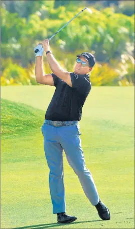  ?? AFP ?? Phil Mickelson of the United States plays a shot on the 12th hole during the second round of the 2021 PGA Championsh­ip in Kiawah Island, South Carolina, on Friday.