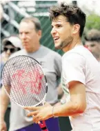  ?? BILD: SN/GEPA ?? Heimauftri­tt von Günter Schützling Dominic Thiem. Bresniks