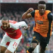  ??  ?? Moses Odubajo in action for Hull City